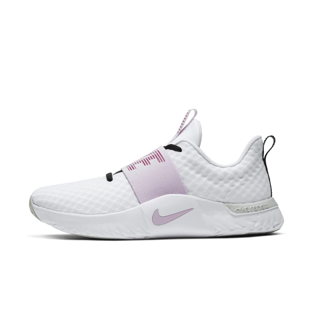 Nike Renew TR9 White and Lavender Athletic Shoes